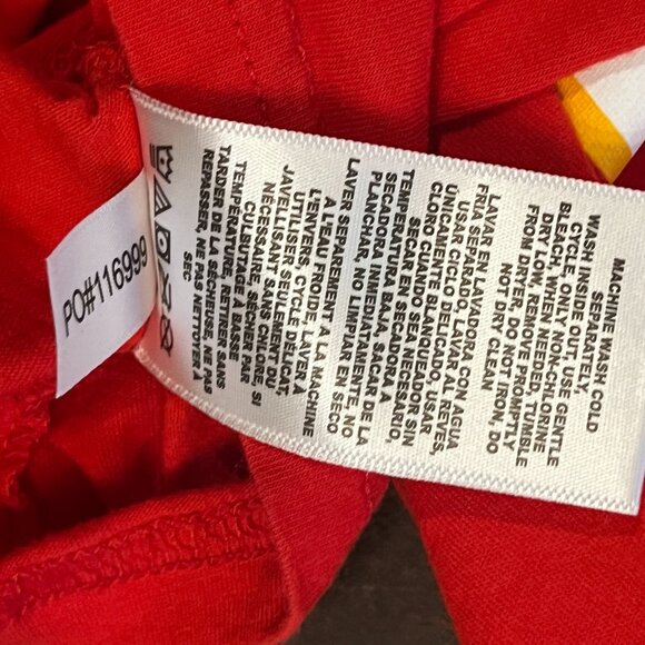 KC KANSAS CITY CHIEFS Tee Shirt Child's Long Sleeves #15 Patrick Mahomes Sz Med - Picture 5 of 5